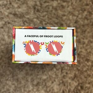 Goodr fruit loop circle g’s - RARE - a faceful of Froot Loops